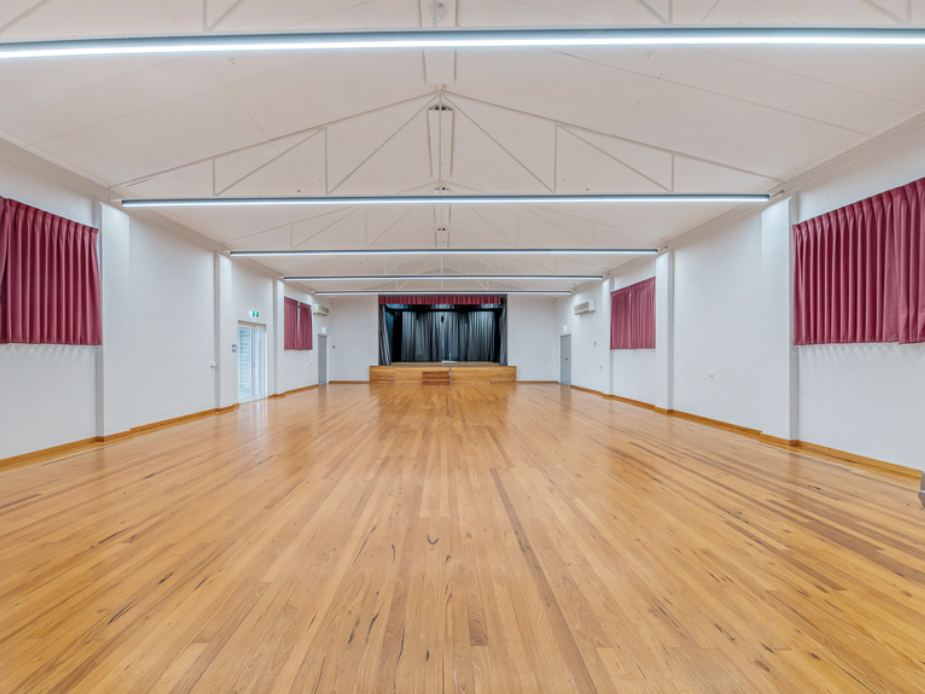 Hall from north end 