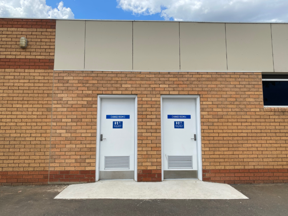 Upper End Change Room 1