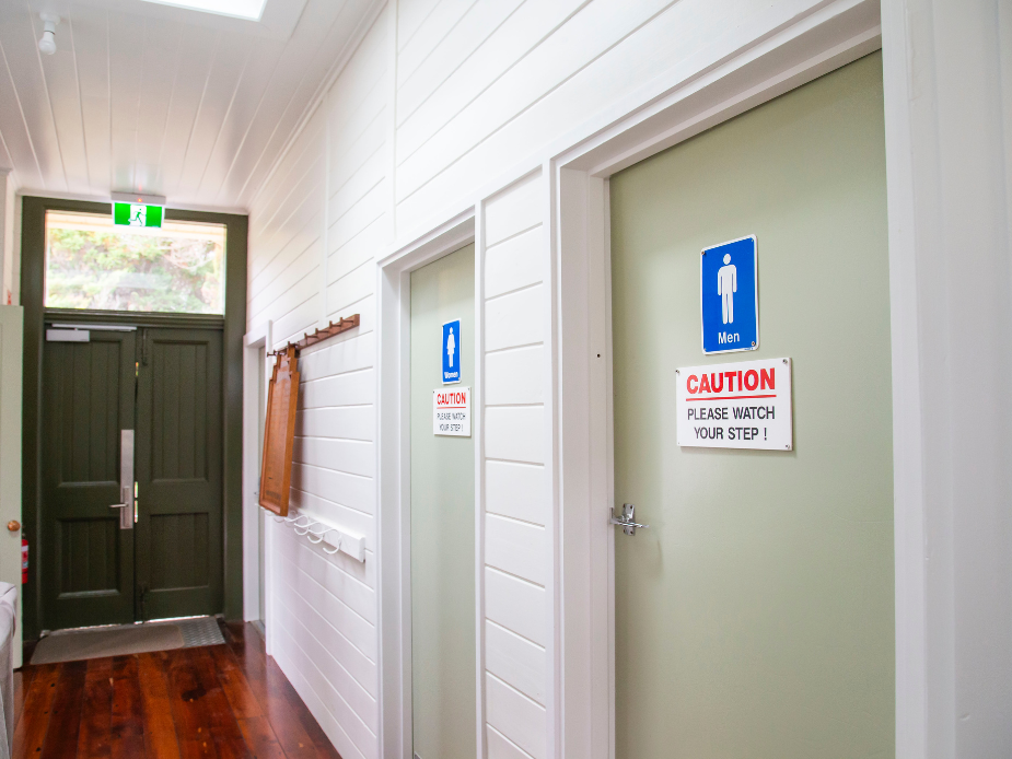 Reikorangi Hall - bathrooms