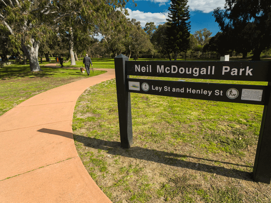 Neil McDougall Park entrance