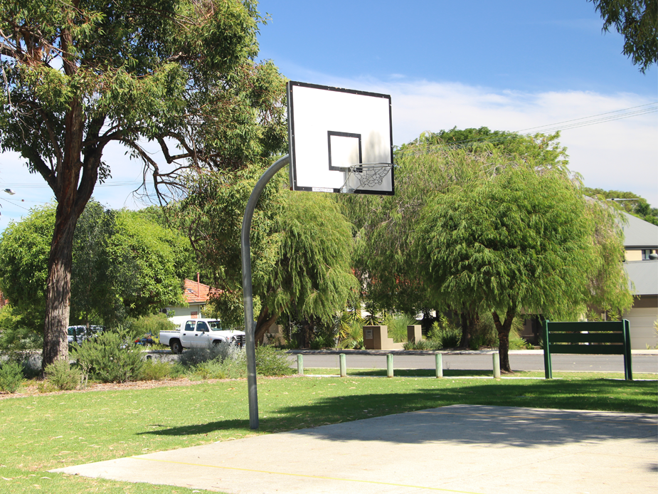 Bill McGrath Reserve basketball ring