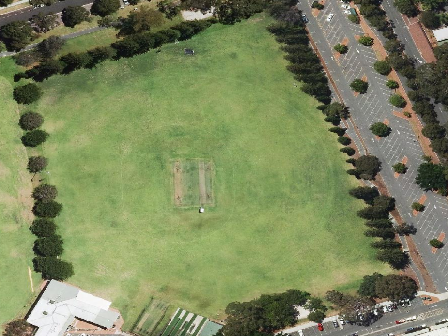 Aerial of upper reserve