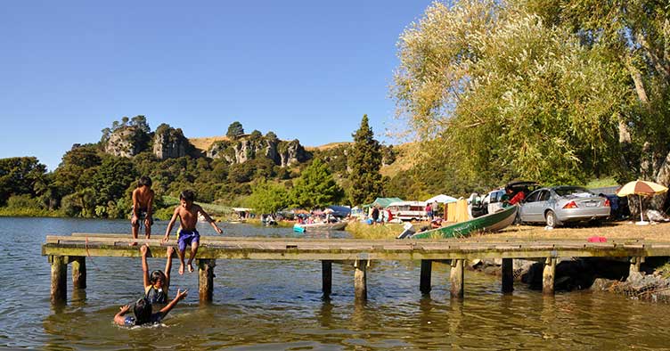 Jones Landing at the height of summer