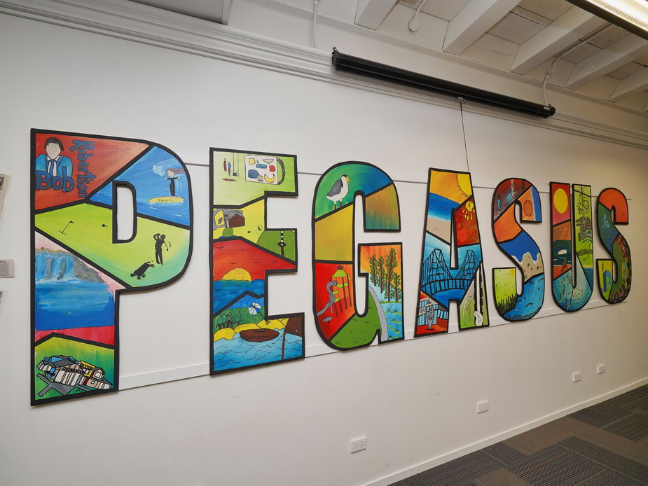 Pegasus - created by the students of Pegasus School