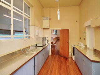 Kitchen - Looking at door into Main Hall