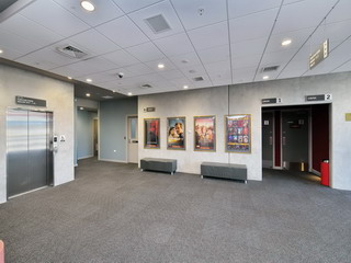 Main foyer - Lift, Toilets, Cinema 1 & 2 door