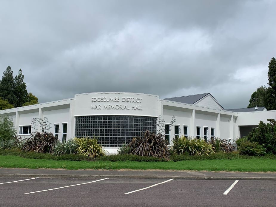 Edgecumbe War Memorial Hall Whakatane District Council